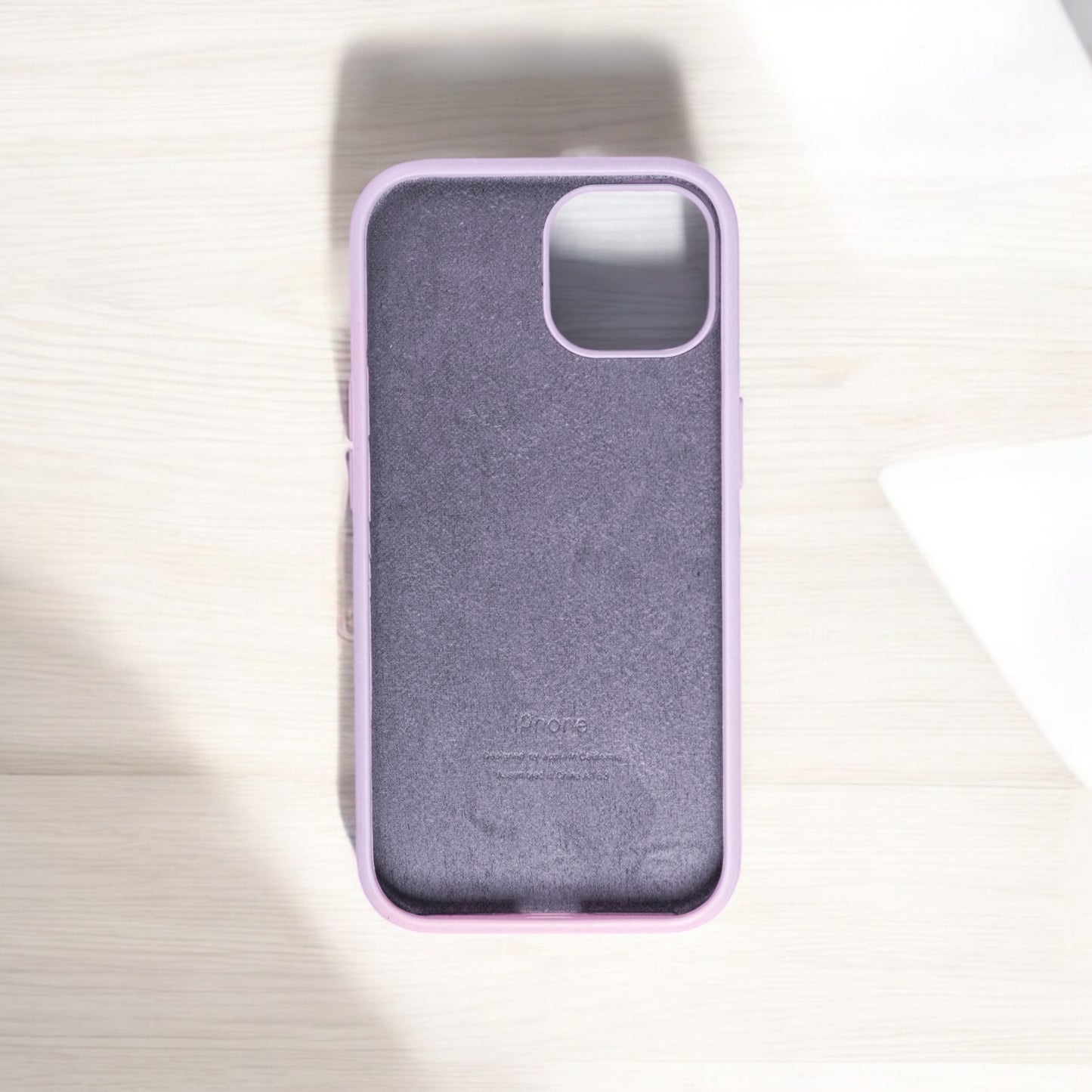Silicon Back Cover | iPhone 14 Plus (Light Violet, Grip Case, Silicon, Pack of: 1)