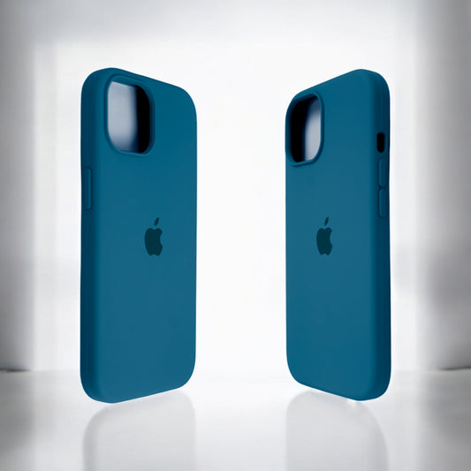 Silicon Back Cover | iPhone 14 (Blue Light, Grip Case, Silicon, Pack of: 1)