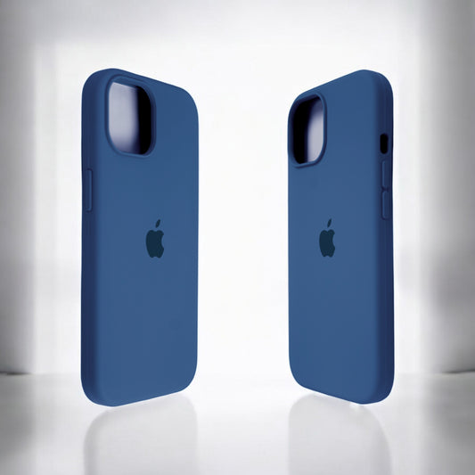 Silicon Back Cover | iPhone 12 (Blue Grip Case, Silicon, Pack of: 1)