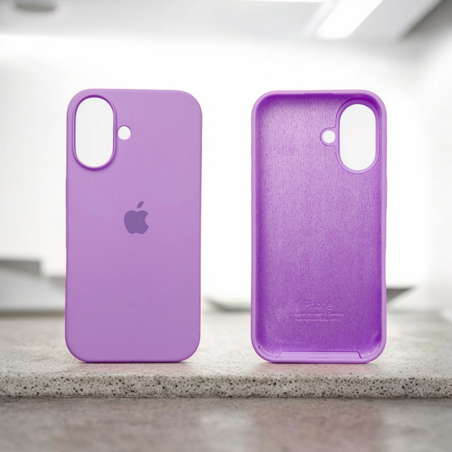 Silicon Back Cover | iPhone 16 Plus (Rose Grip Case, Silicon, Pack of: 1)