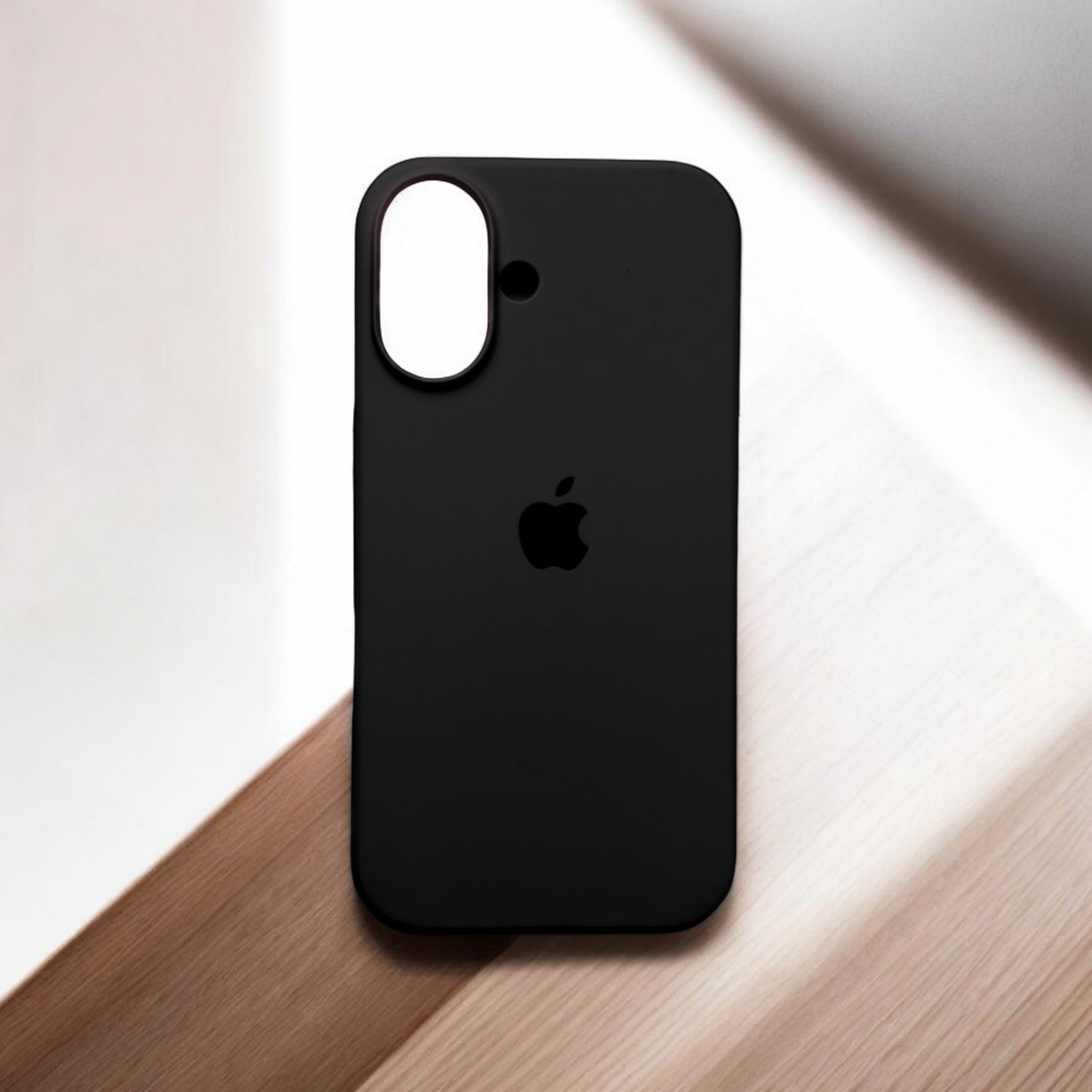 Silicon Back Cover | iPhone 16 Plus (Black, Grip Case, Silicon, Pack of: 1)