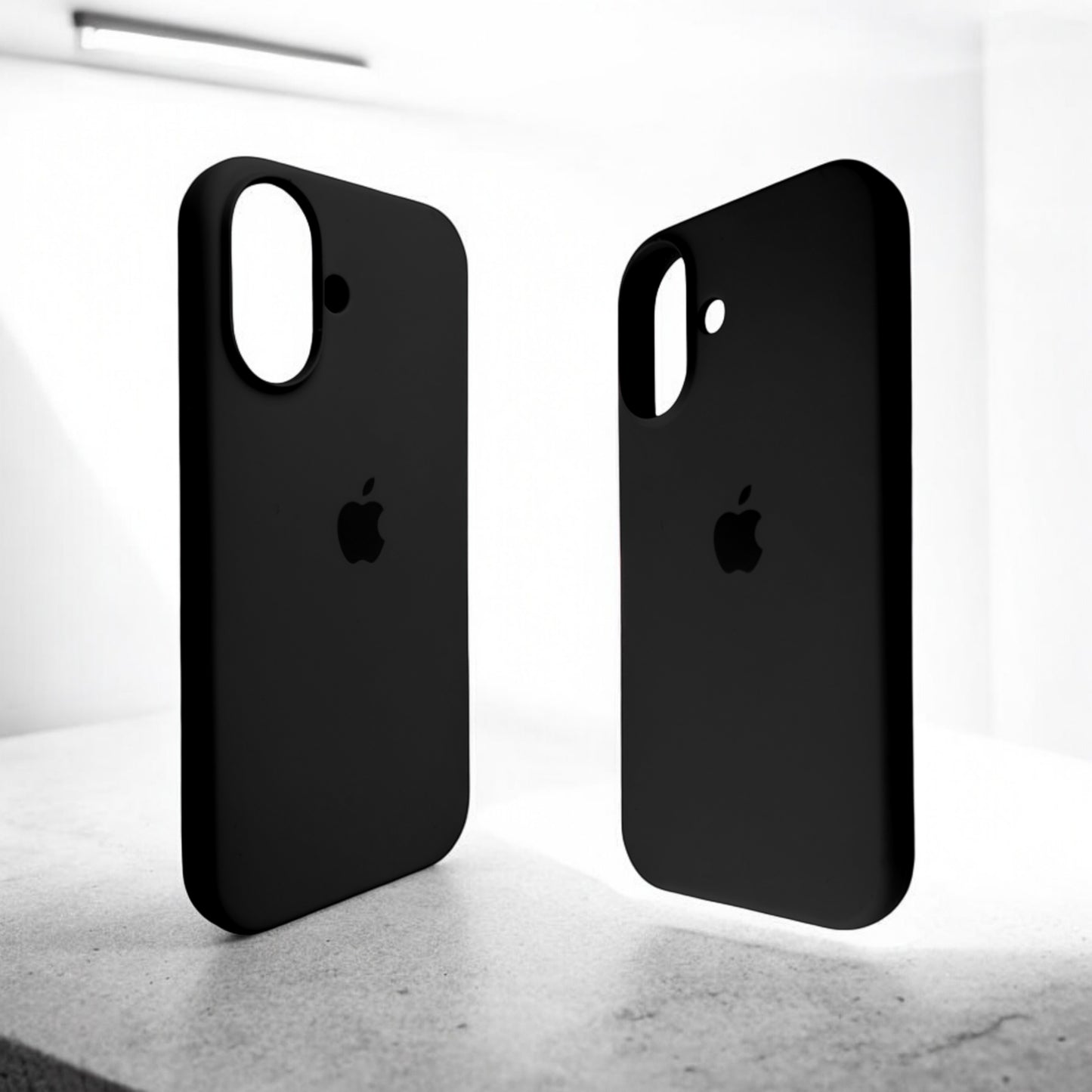 Silicon Back Cover | iPhone 16 Plus (Black, Grip Case, Silicon, Pack of: 1)