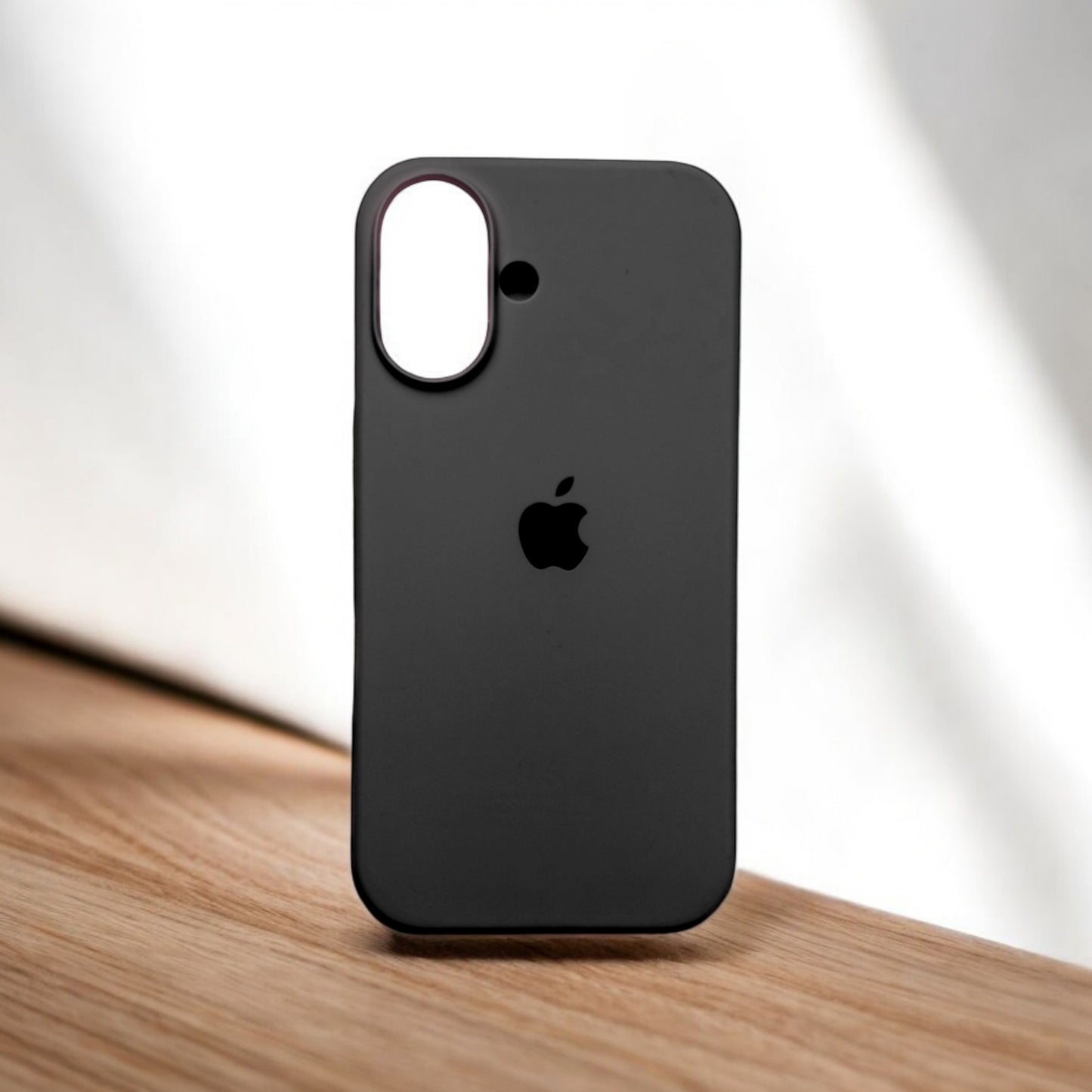 Silicon Back Cover | iPhone 16 Plus (Dark Grey, Grip Case, Silicon, Pack of: 1)