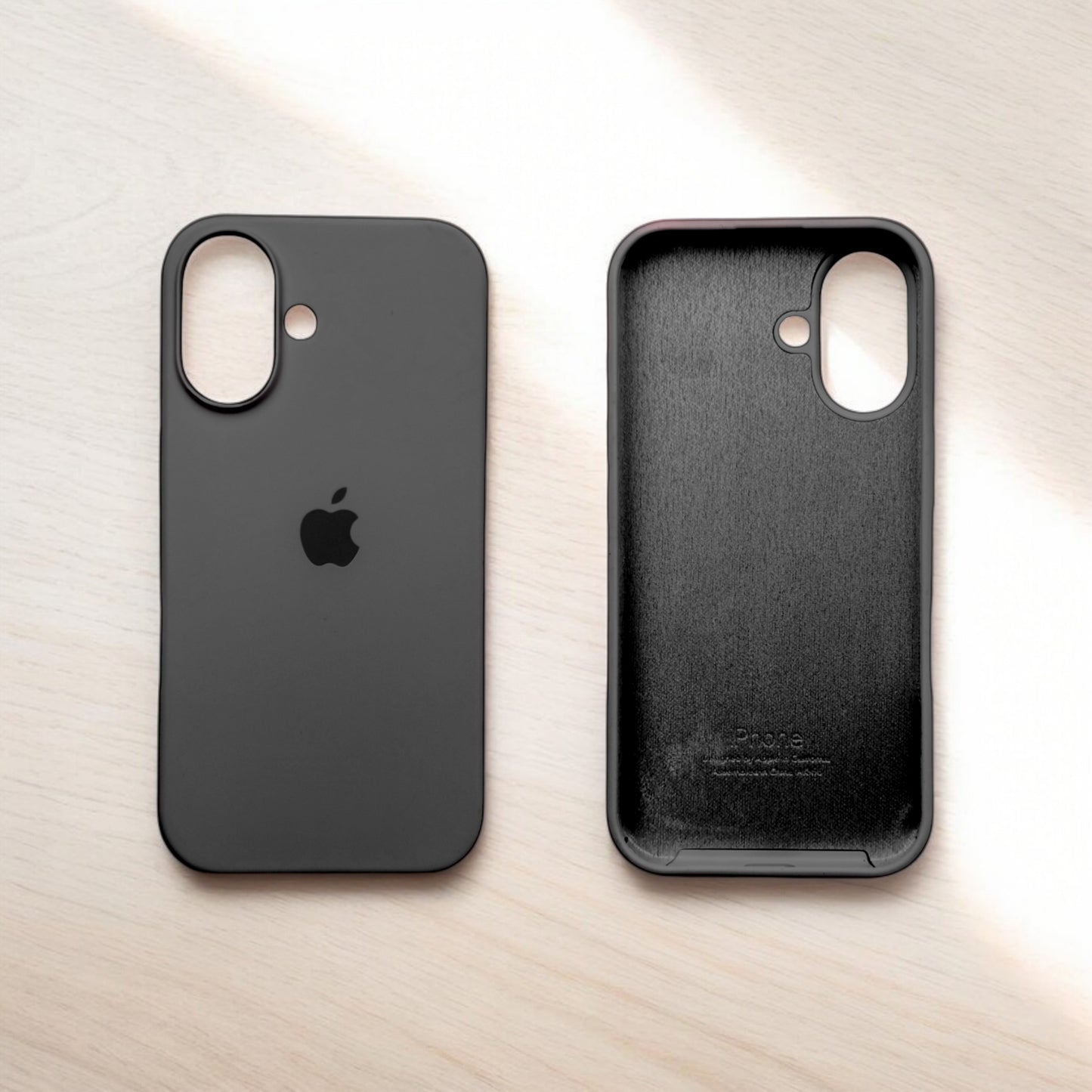 Silicon Back Cover | iPhone 16 Plus (Dark Grey, Grip Case, Silicon, Pack of: 1)