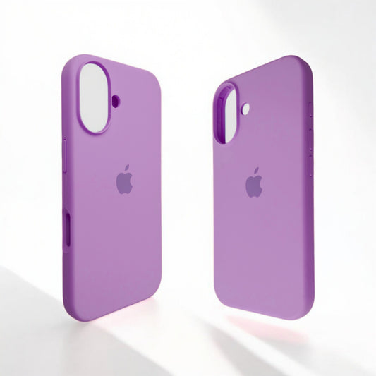 Silicon Back Cover | iPhone 16 Plus (Rose Grip Case, Silicon, Pack of: 1)