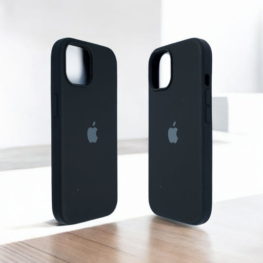 Silicon Back Cover | iPhone 12 Pro (Black Grip Case, Silicon, Pack of: 1)