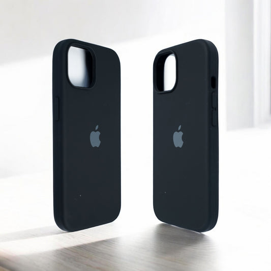 Silicon Back Cover | iPhone 13 Pro Max (Black Grip Case, Silicon, Pack of: 1)