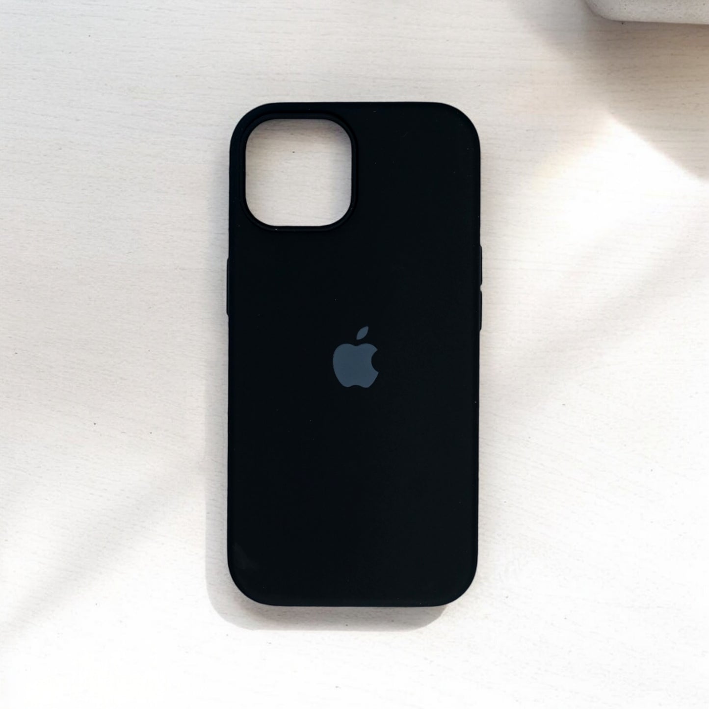 Silicon Back Cover | iPhone 14 Pro Max (Black Grip Case, Silicon, Pack of: 1)