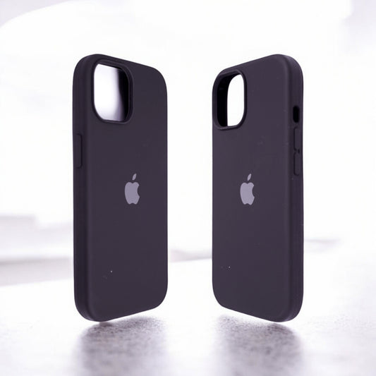 Silicon Back Cover | iPhone 14 Pro Max (Grey Grip Case, Silicon, Pack of: 1)