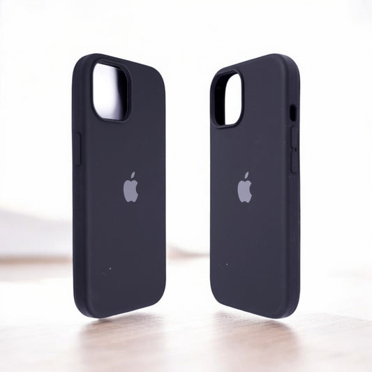 Silicon Back Cover | iPhone 14 Pro Max (Dark Gray Grip Case, Silicon, Pack of: 1)