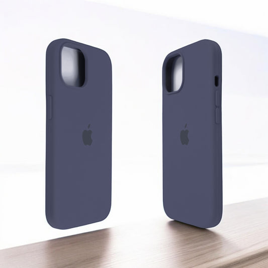 Silicon Back Cover | iPhone 15 (Dark Grey, Grip Case, Silicon, Pack of: 1)