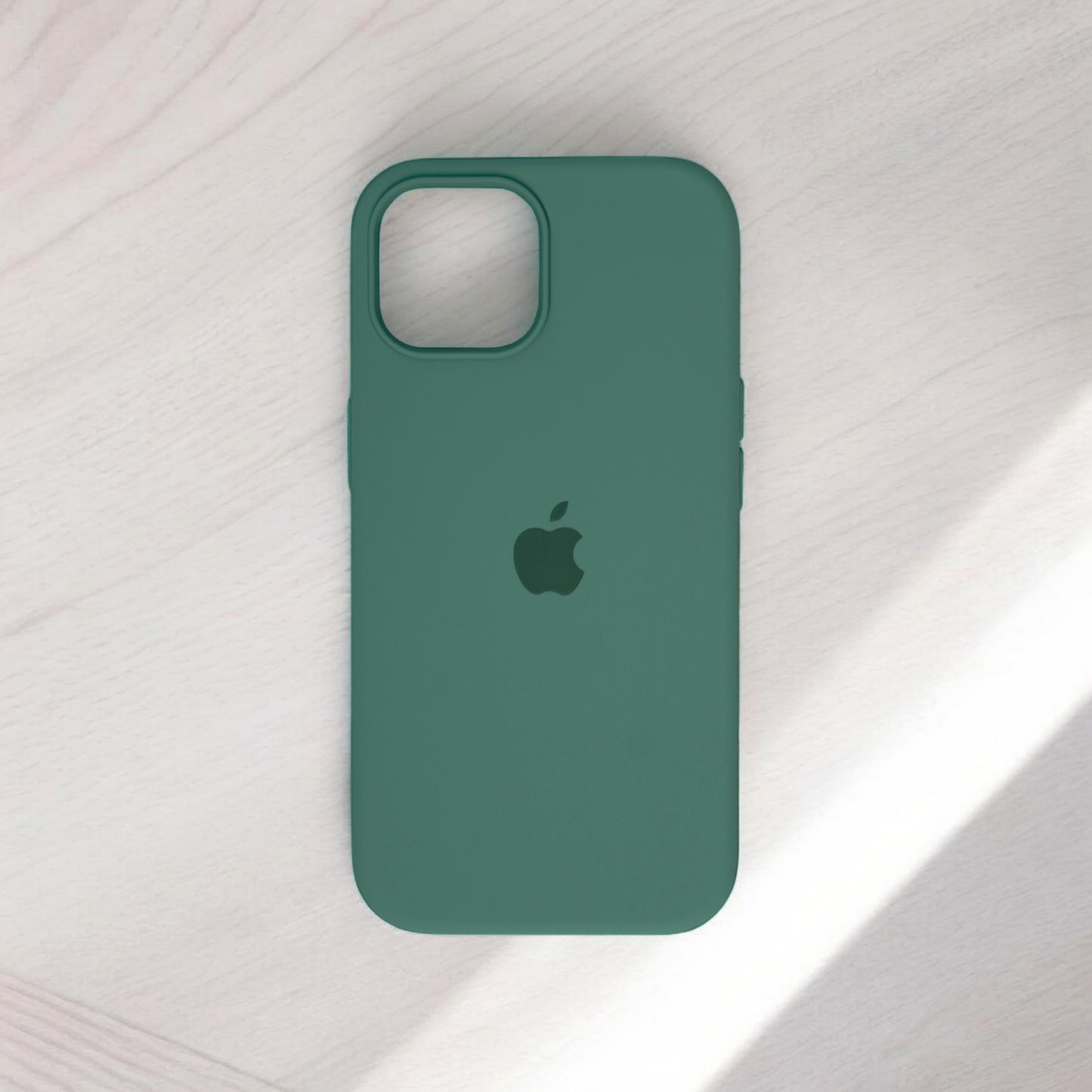 Silicon Back Cover | iPhone 13 Pro Max (Green Grip Case, Silicon, Pack of: 1)
