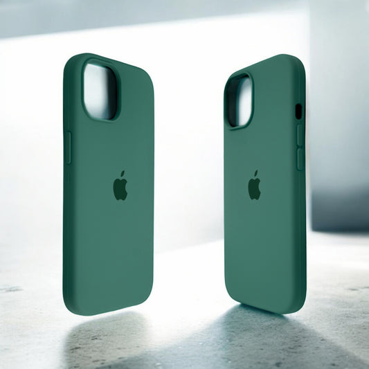 Silicon Back Cover | iPhone 14 Pro (Green Grip Case, Silicon, Pack of: 1)