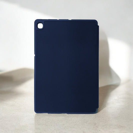 Samsung S6 lite (2020)| Protection Case (Blue Smart Case, Pack of: 1)