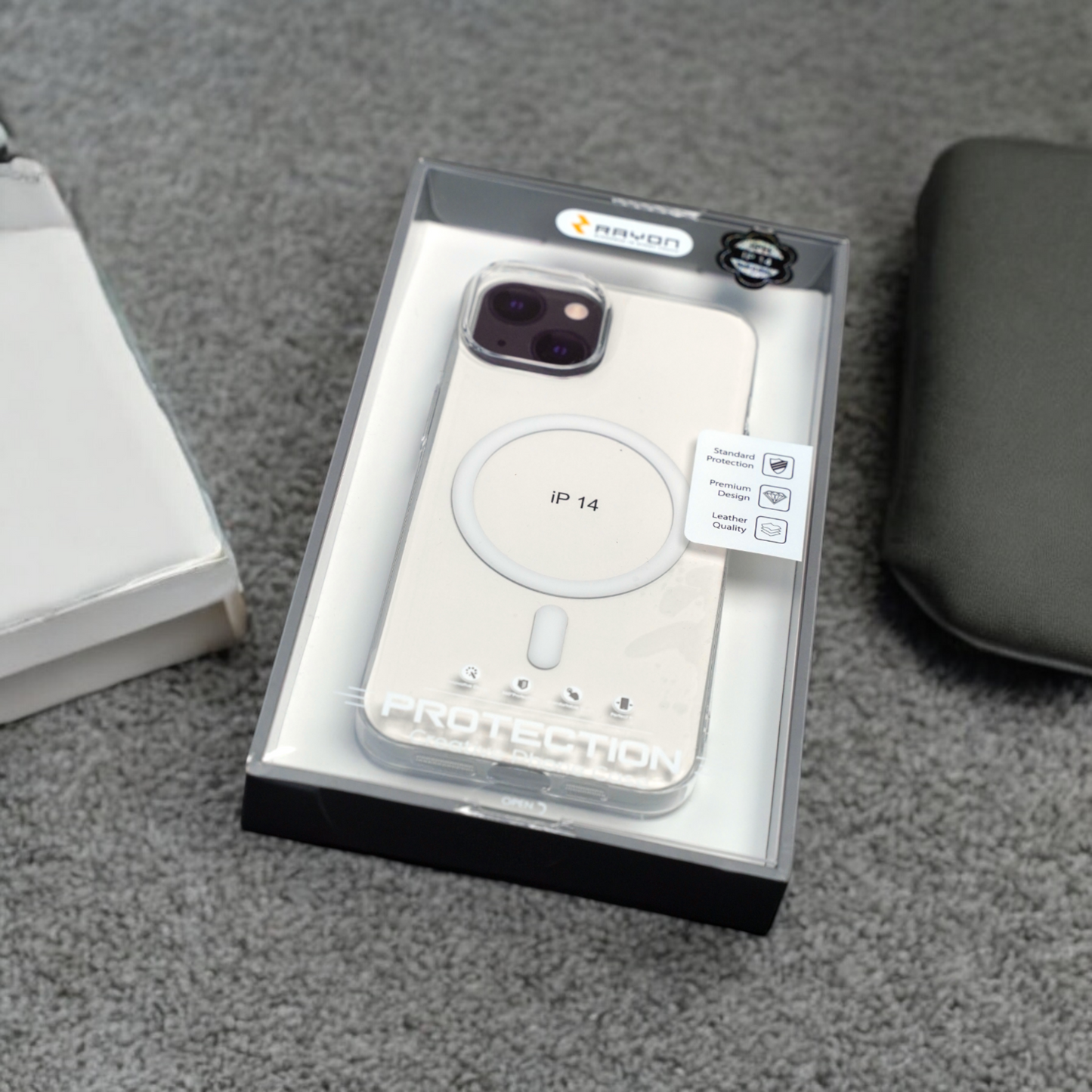 RAYON | Apple iPhone 14 Clear Case with MagSafe