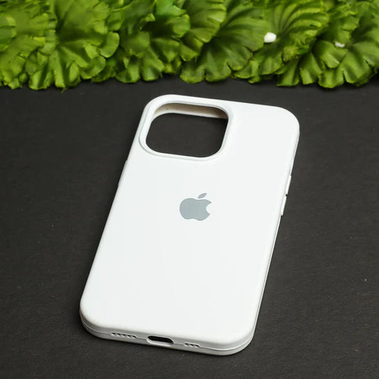 Silicon Back Cover | iPhone 16 Pro (Off White, Grip Case, Silicon, Pack of: 1)