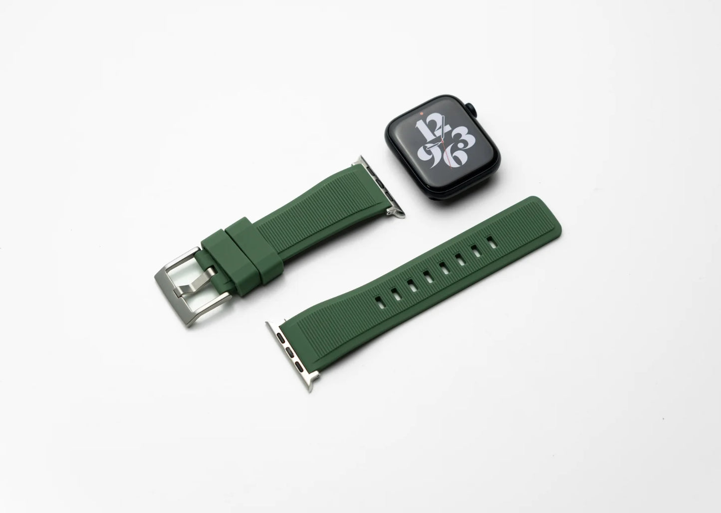 Dark Green | Buckle Up In Silicone | iWatch Straps