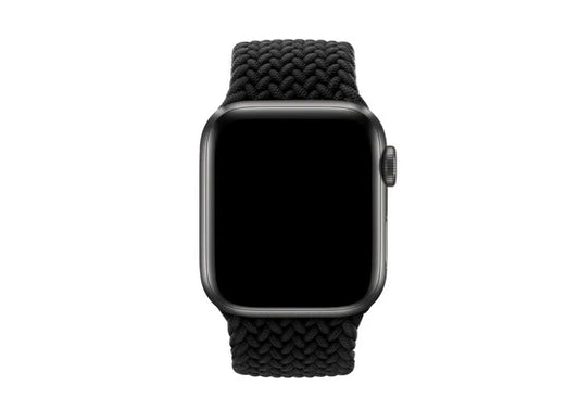 Pitch Black | Braided Solo Loop | iWatch Straps