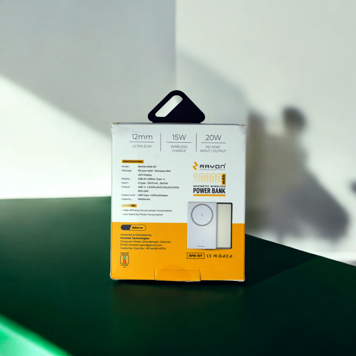 RAYON 10000mAh MagSafe Wireless Power Bank