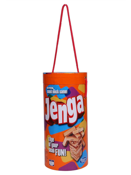 Hasbro Gaming | Jenga Game, Jenga Tube Pack, Original Hardwood Blocks Stacking Tower Game, Fun Family Game, Gift Toy for Kids Ages 6+, Birthday Gift for Boys & Girls