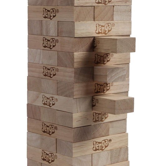 Hasbro Gaming | Jenga Game, Jenga Tube Pack, Original Hardwood Blocks Stacking Tower Game, Fun Family Game, Gift Toy for Kids Ages 6+, Birthday Gift for Boys & Girls