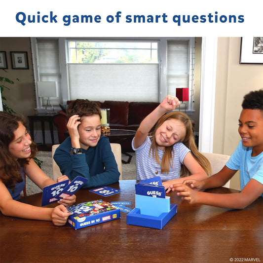 Skillmatics Guess in 10 Marvel, Perfect for Boys, Girls, Kids, Teens, Adults Who Love Card Games, Board Games, Toys, Avengers, Spiderman, Iron Man, Gifts for Ages 8-99 YRS
