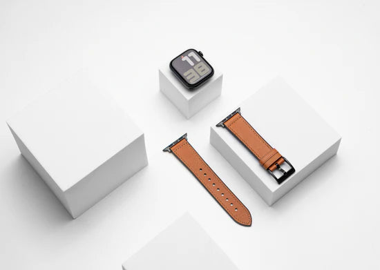 Almond Brown | Leather Fusion | iWatch Straps