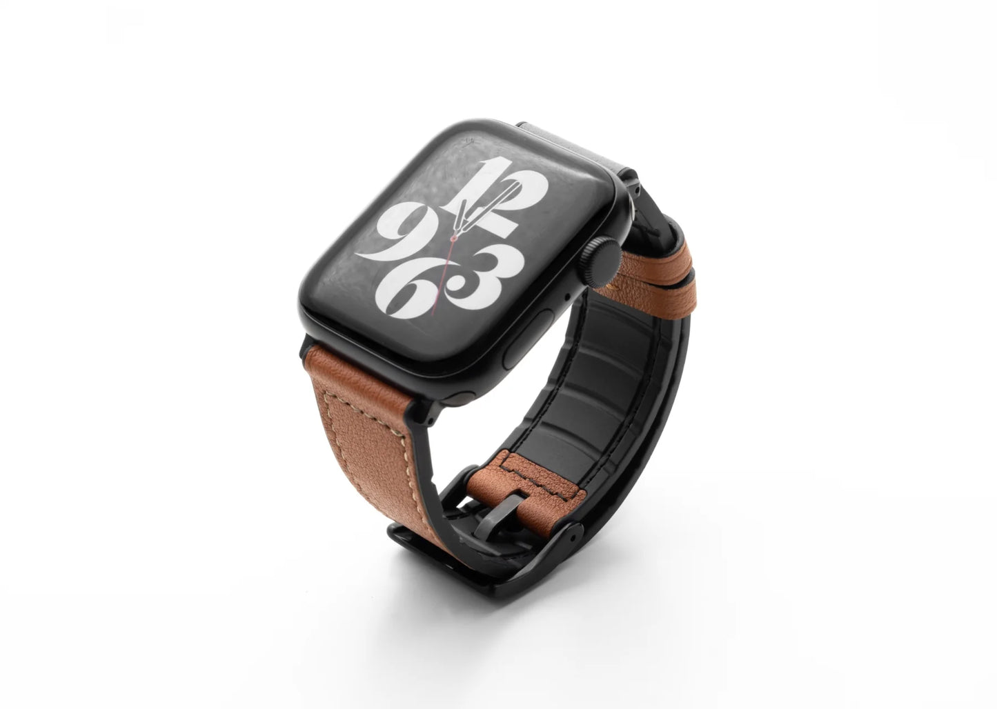 Almond Brown | Leather Fusion | iWatch Straps