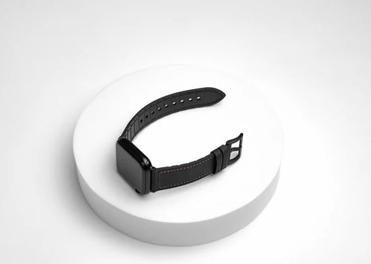 Simply Black| Leather Fusion | IWatch Straps