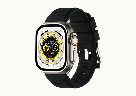 Just Black | Buckle Up In Silicone | iWatch Straps