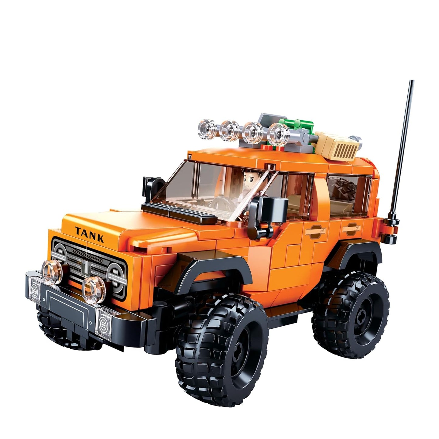 Sluban Model Bricks-Tank 300 SUV (302 pcs) Building Blocks Kit - TOY -  for Boys and Girls Aged 8 Years and Above Creative Construction Set