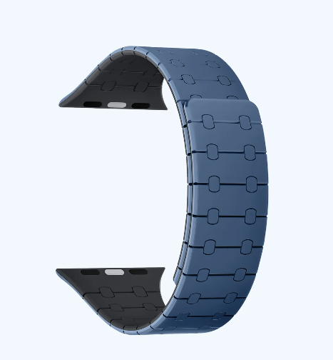 Blue & Black | Classic In Silicone | iWatch Straps