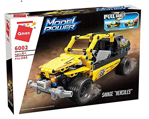 Qman Model Power Savage Hercules Building Blocks with 285 Pieces | Car Blocks | Blocks Toy for Kids (6-12 Years) Multicolor