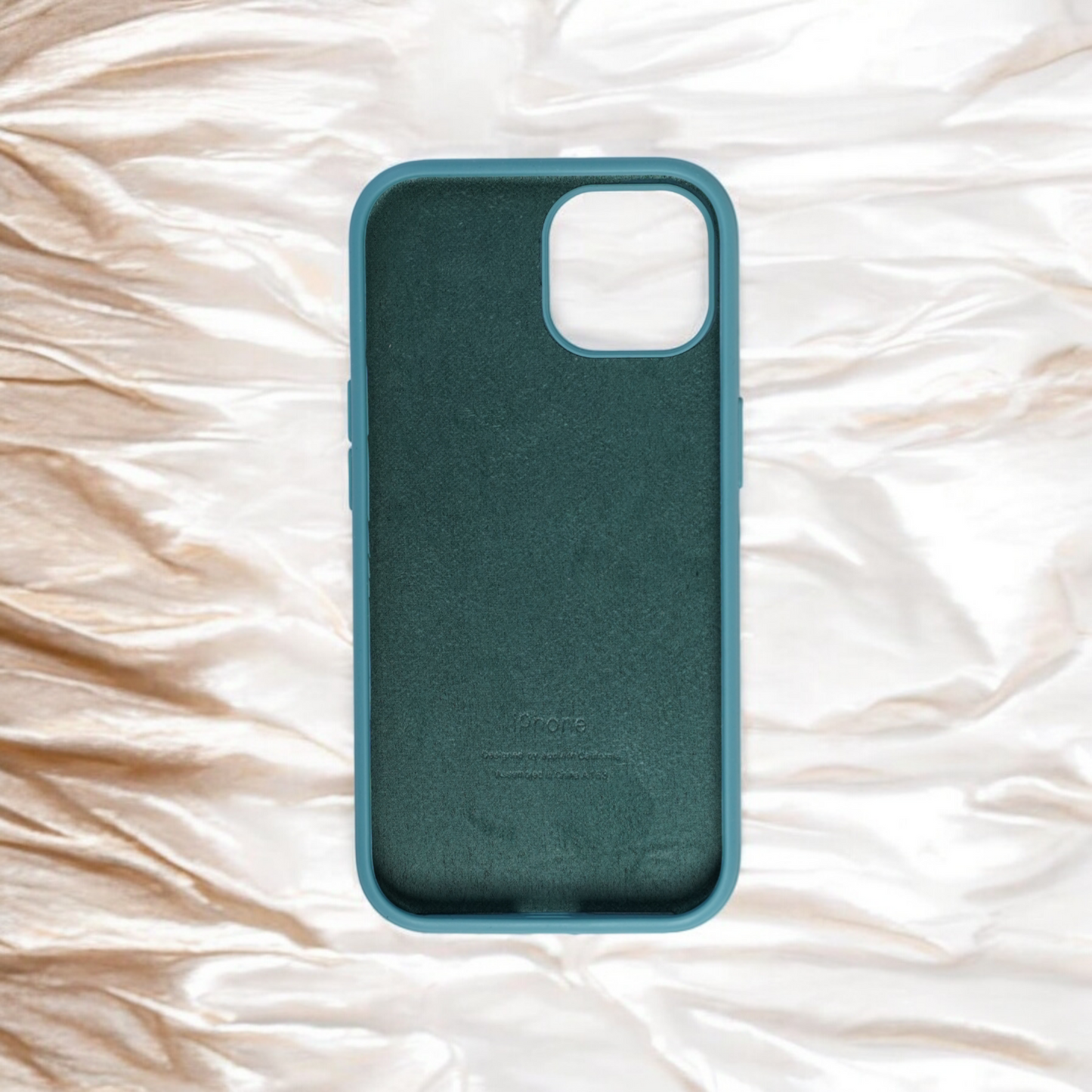 Silicon Back Cover | iPhone 15 (Light Blue, Grip Case, Silicon, Pack of: 1)