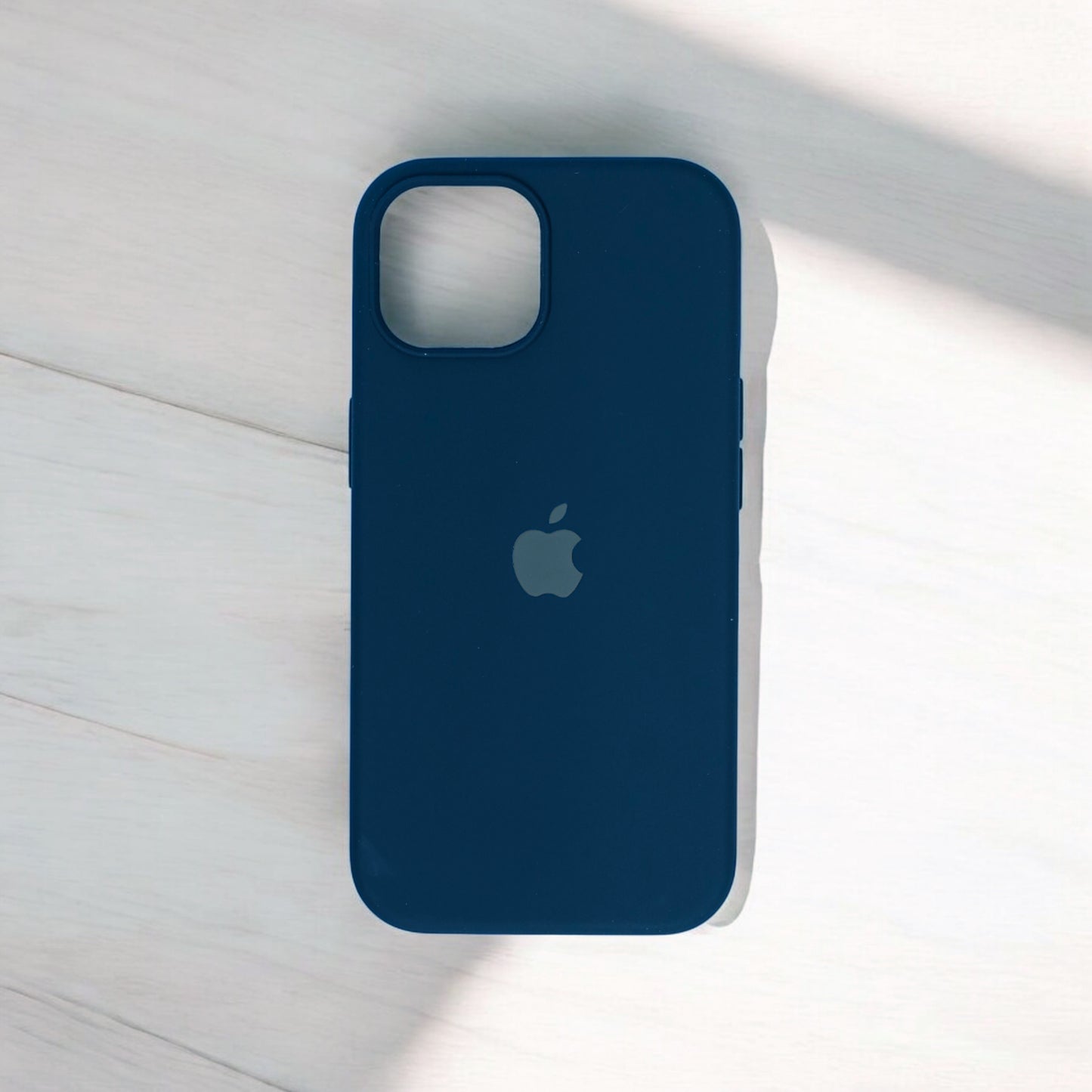 Silicon Back Cover | iPhone 13 Pro (Blue Grip Case, Silicon, Pack of: 1)