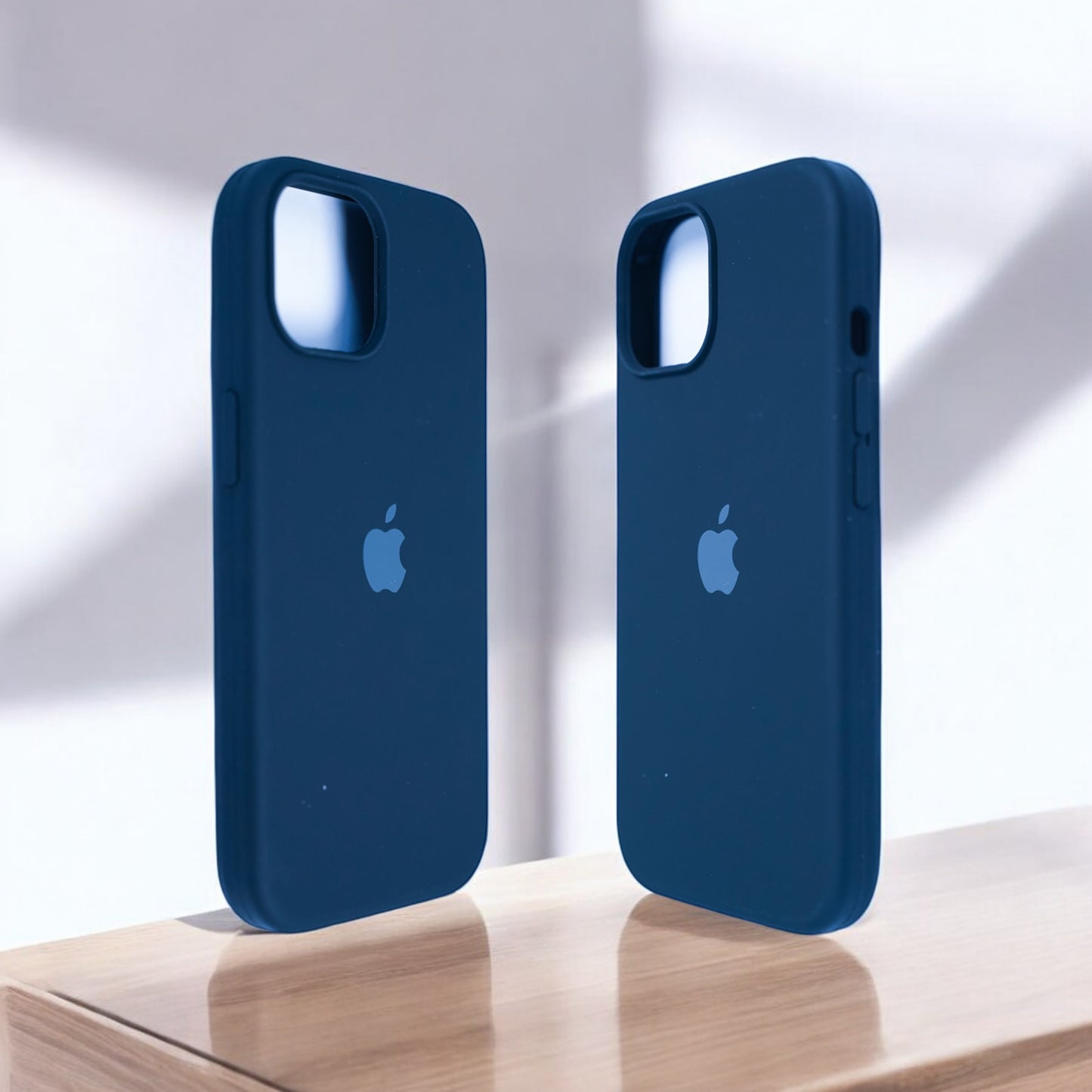 Silicon Back Cover | iPhone 14  (Dark Blue, Grip Case, Silicon, Pack of: 1)