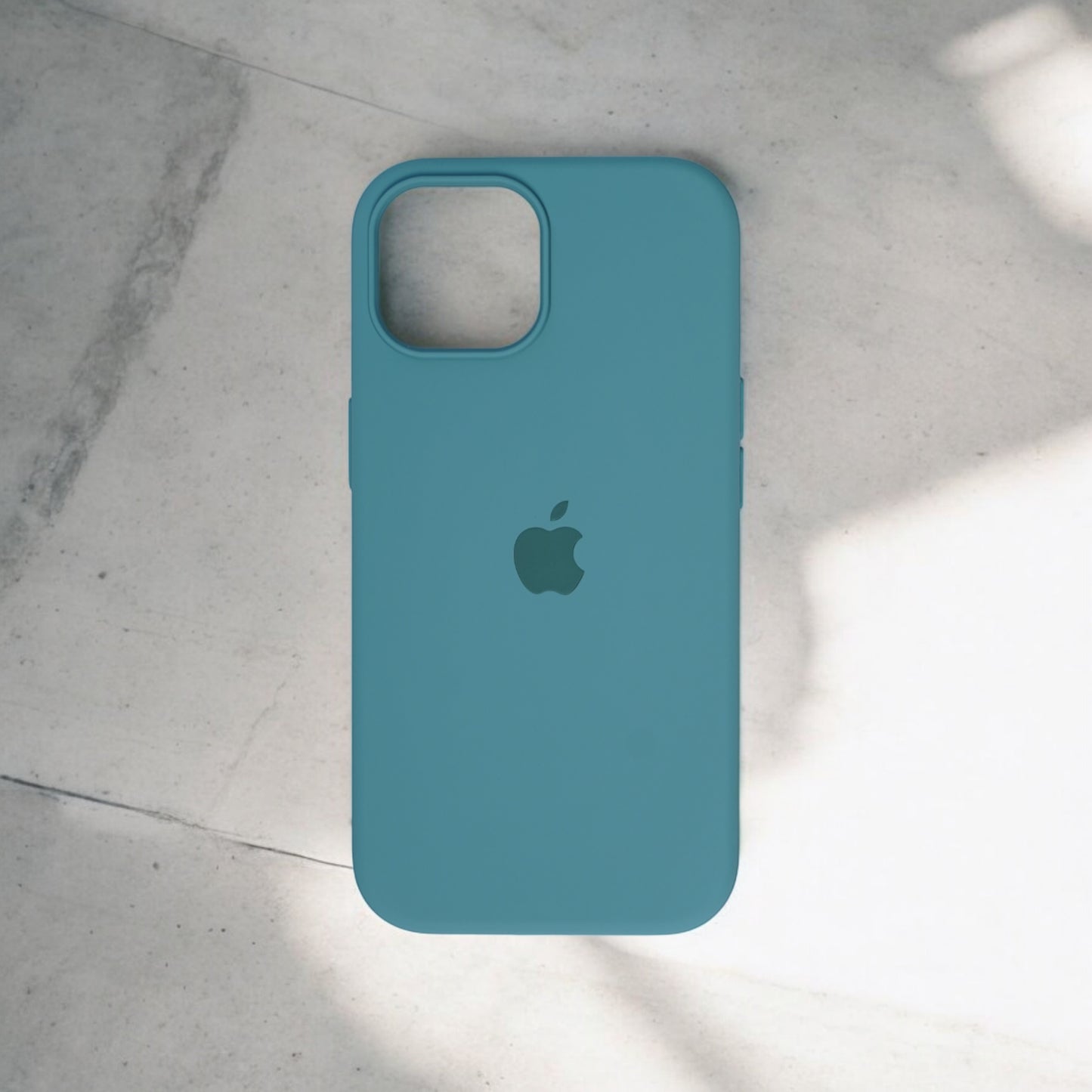 Silicon Back Cover | iPhone 15 Pro (Light Blue, Grip Case, Silicon, Pack of: 1)