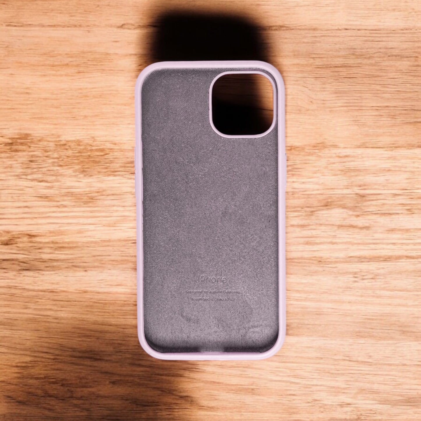 Silicon Back Cover | iPhone 15 Pro (Light Pink, Grip Case, Silicon, Pack of: 1)