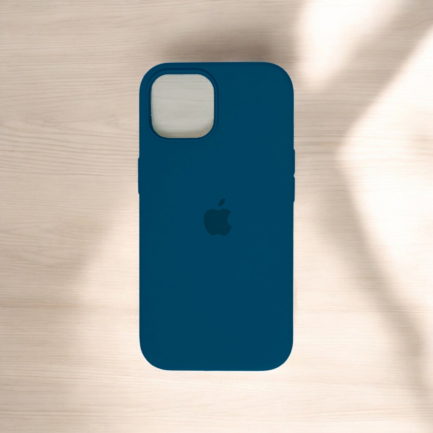 Silicon Back Cover | iPhone 14 Pro (Blue Grip Case, Silicon, Pack of: 1)