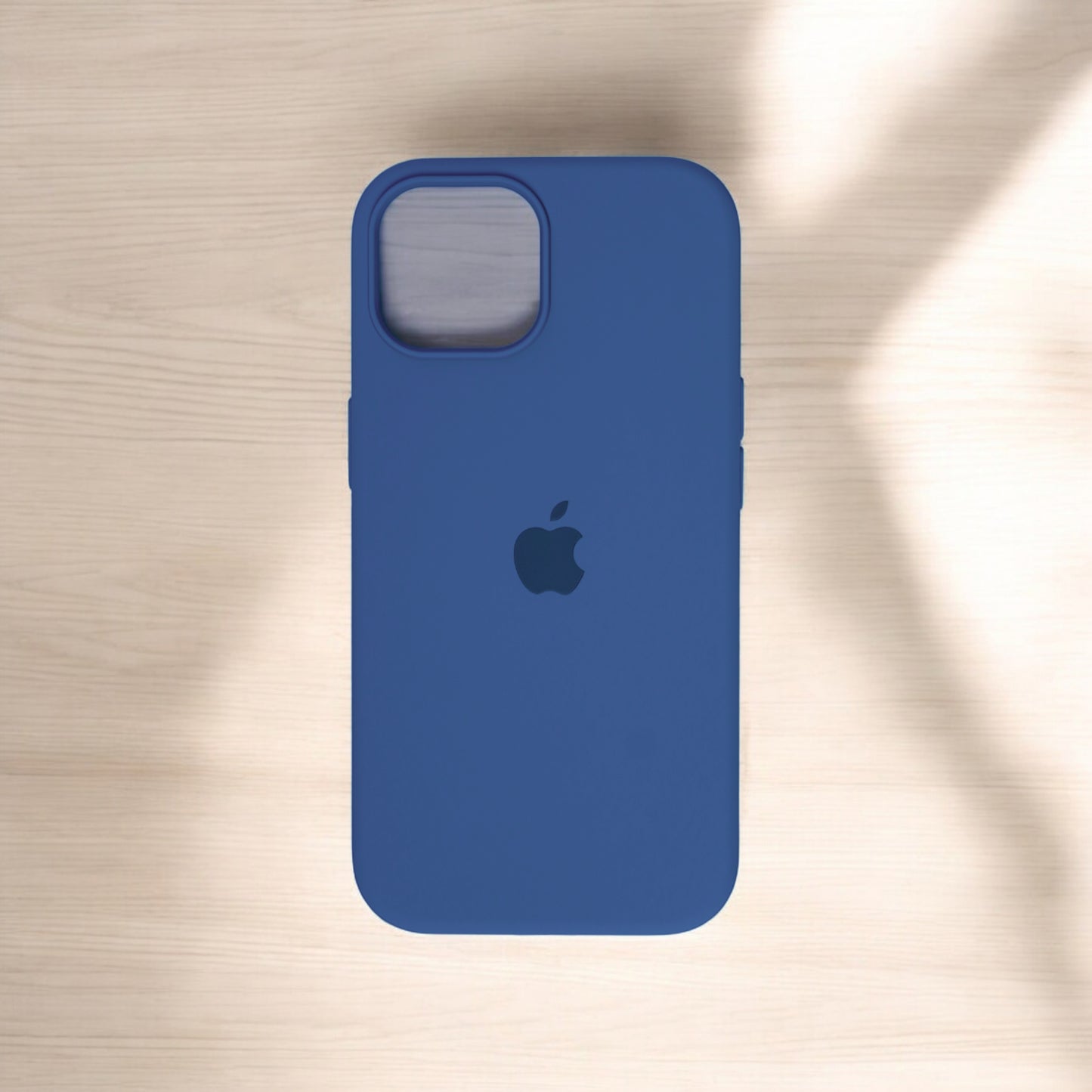Silicon Back Cover | iPhone 12 (Blue Grip Case, Silicon, Pack of: 1)
