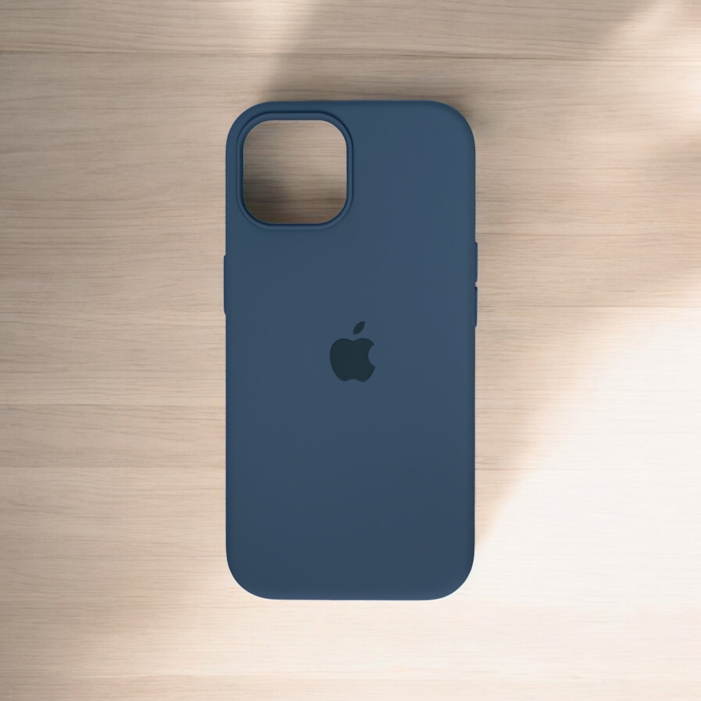 Silicon Back Cover | iPhone 15 Pro (Dark Blue, Grip Case, Silicon, Pack of: 1)