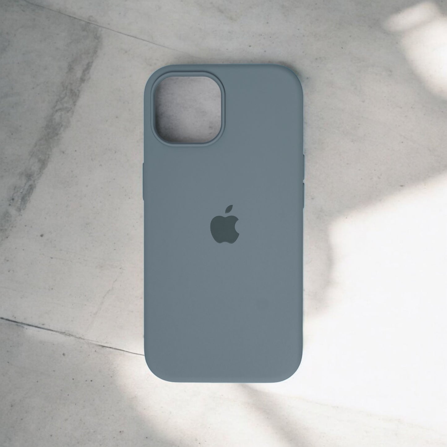 Silicon Back Cover | iPhone 13 mini  (Light Grey, Grip Case, Silicon, Pack of: 1)