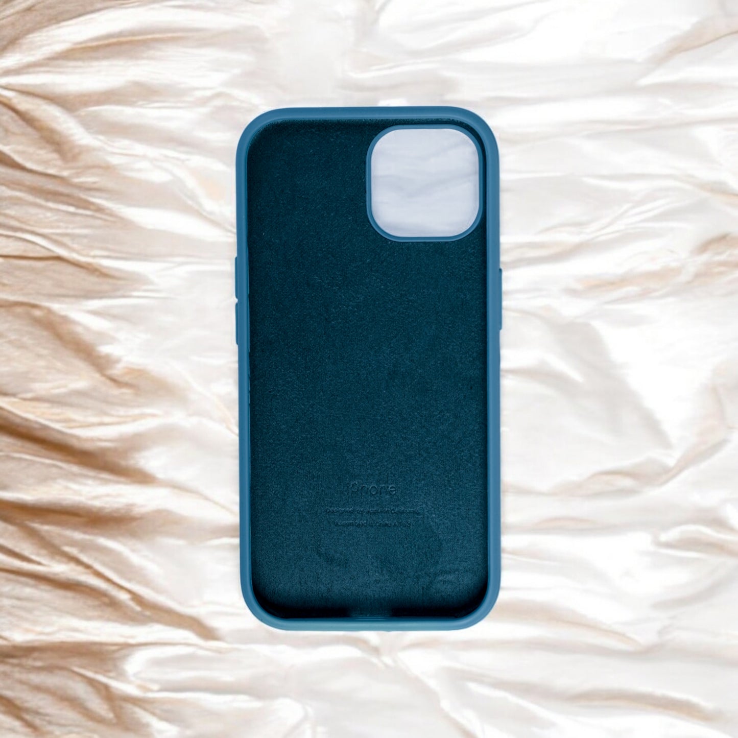 Silicon Back Cover | iPhone 14  (Blue Light, Grip Case, Silicon, Pack of: 1)