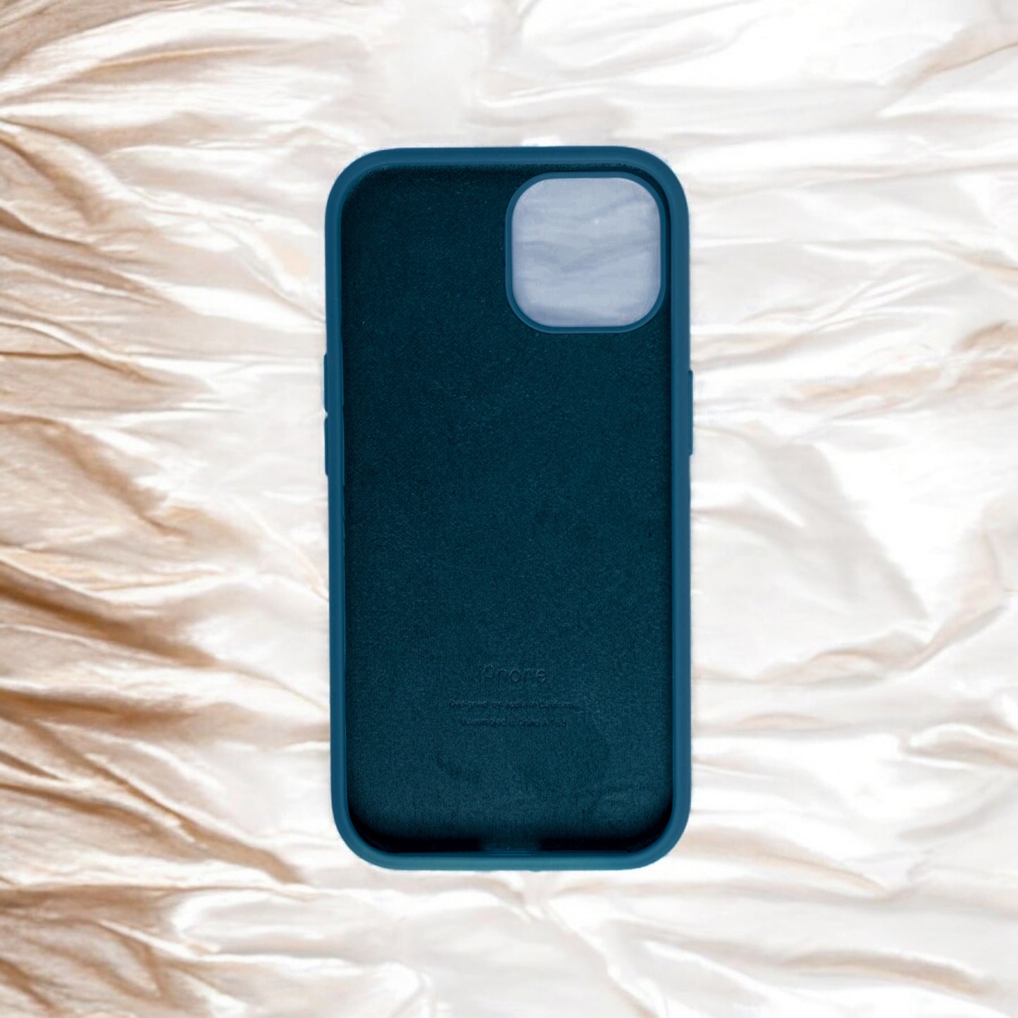Silicon Back Cover | iPhone 14 Pro (Blue Grip Case, Silicon, Pack of: 1)