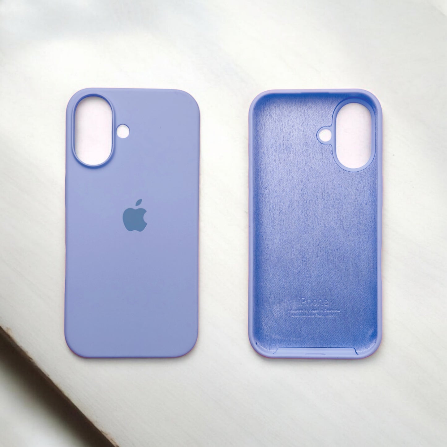 Silicon Back Cover | iPhone 16 (Light Blue, Grip Case, Silicon, Pack of: 1)