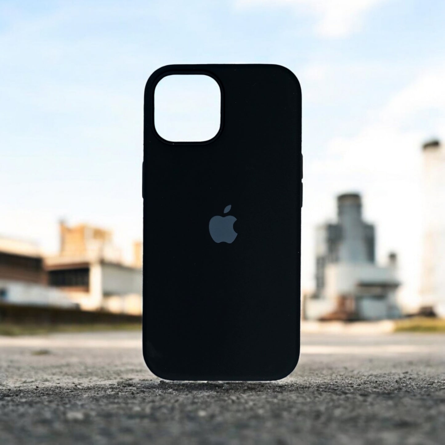 Silicon Back Cover | iPhone 12 (Black, Grip Case, Silicon, Pack of: 1)