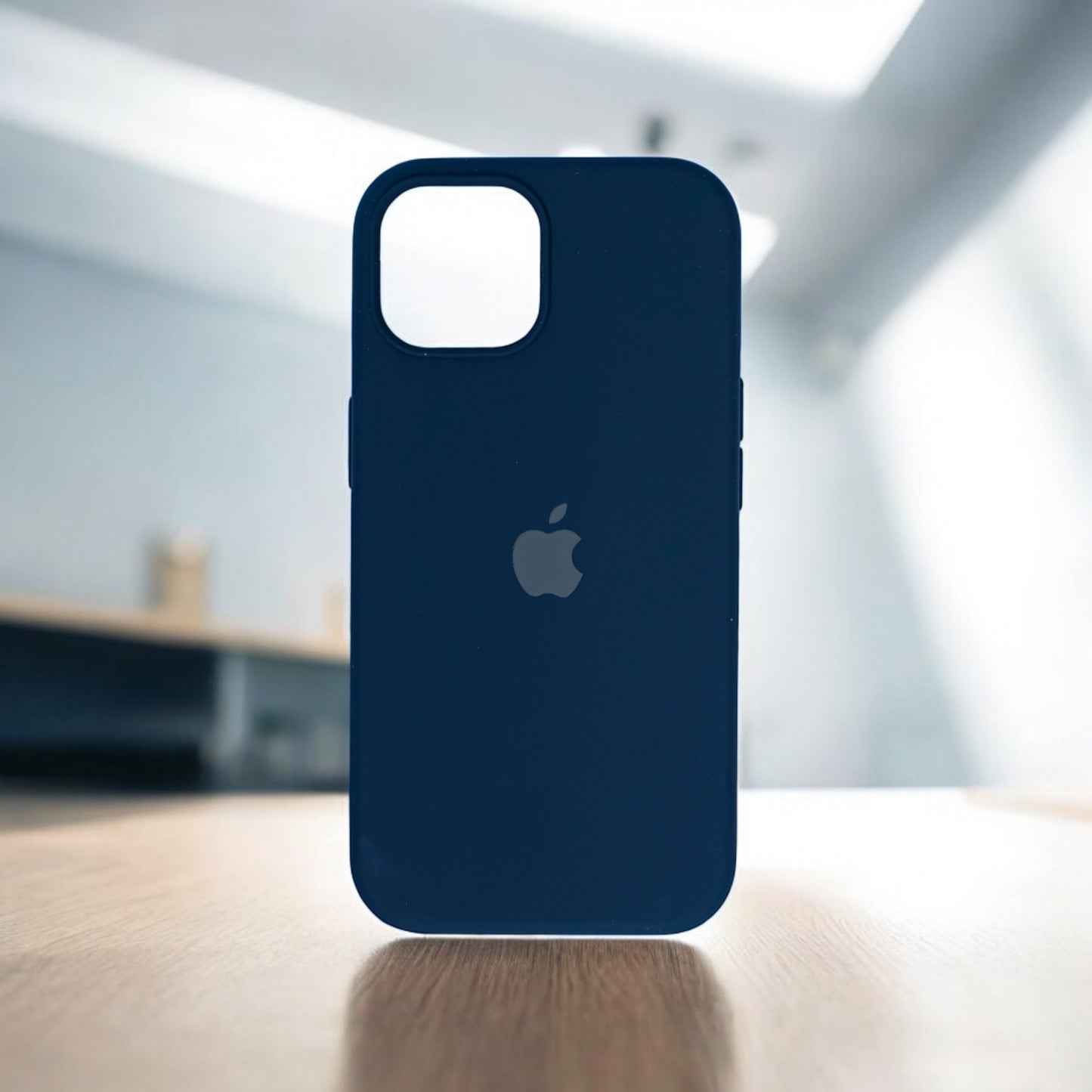 Silicon Back Cover | iPhone 13 Pro (Dark Blue Grip Case, Silicon, Pack of: 1)