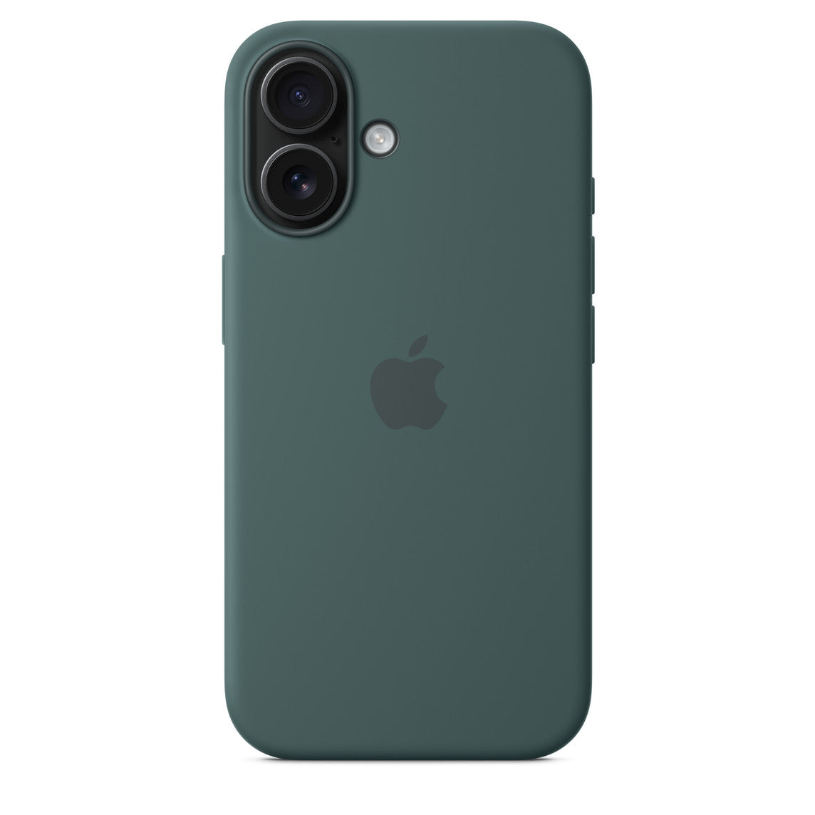Silicon Back Cover | iPhone 16 (Dark Green, Grip Case, Silicon, Pack of: 1)